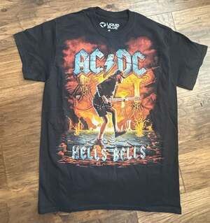 Liquid Blue AC/DC Hells Bells Graphic T-Shirt Size M